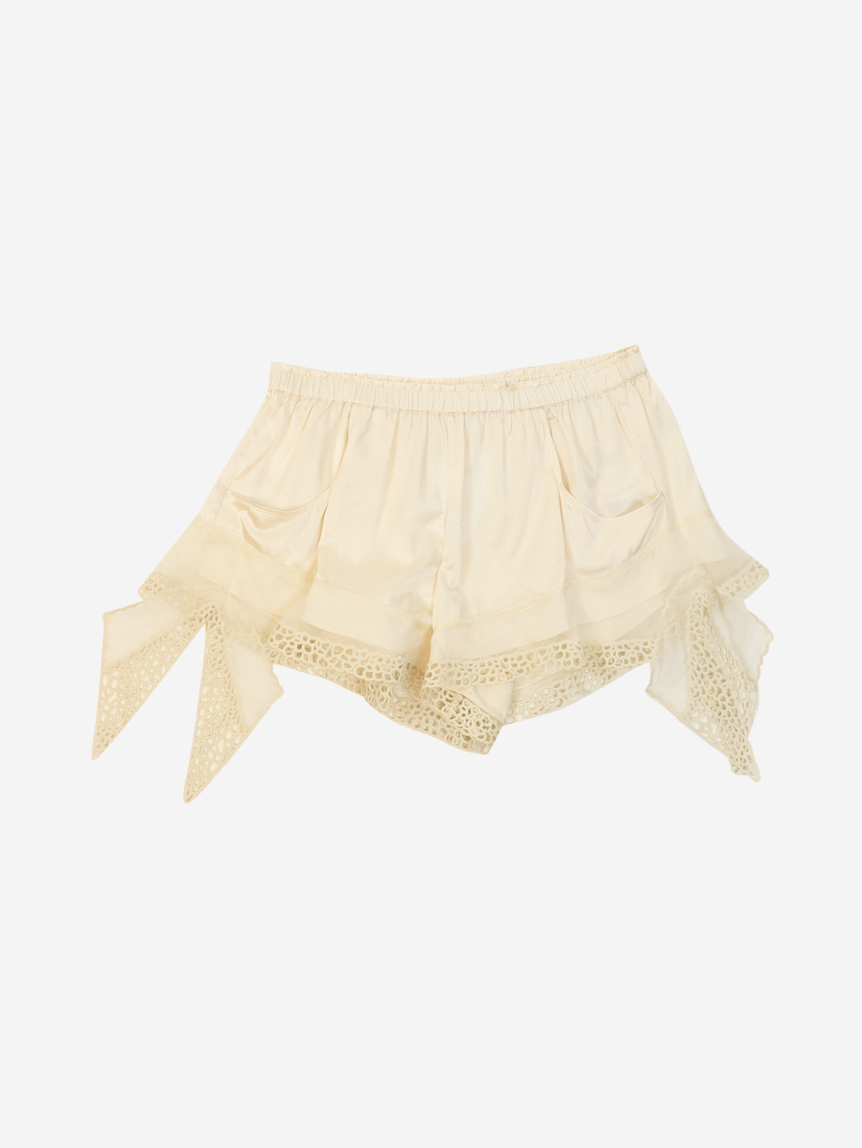 Ecru Ildana shorts - size UK 8 Shorts Isabel Marant 