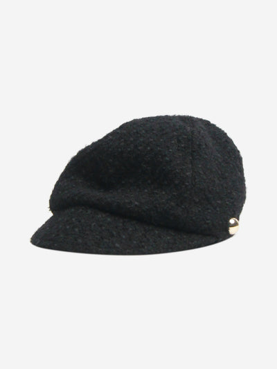 Black tweed newsboy cap Hats Eugenia Kim 