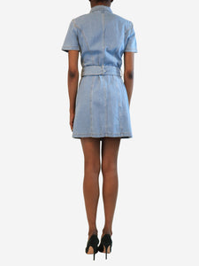 Nanushka Blue denim button down dress - size XS