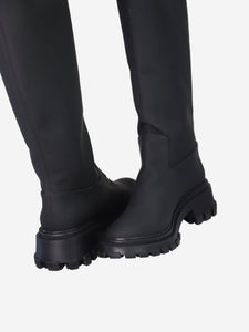 Porte & Paire Black knee-high boots - size EU 41