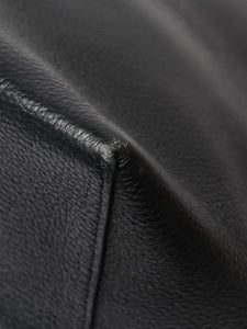 The Row Black North South leather tote bag
