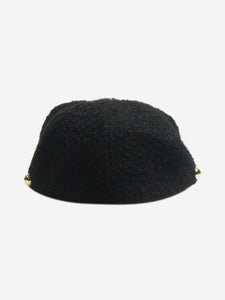 Eugenia Kim Black tweed newsboy cap