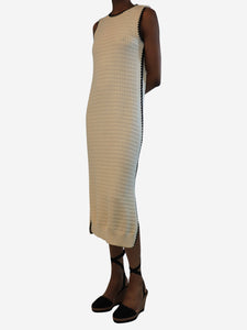 Varley Cream sleeveless knit dress - size XS