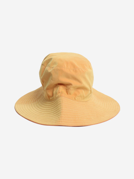 Orange nylon bucket hat alternate image
