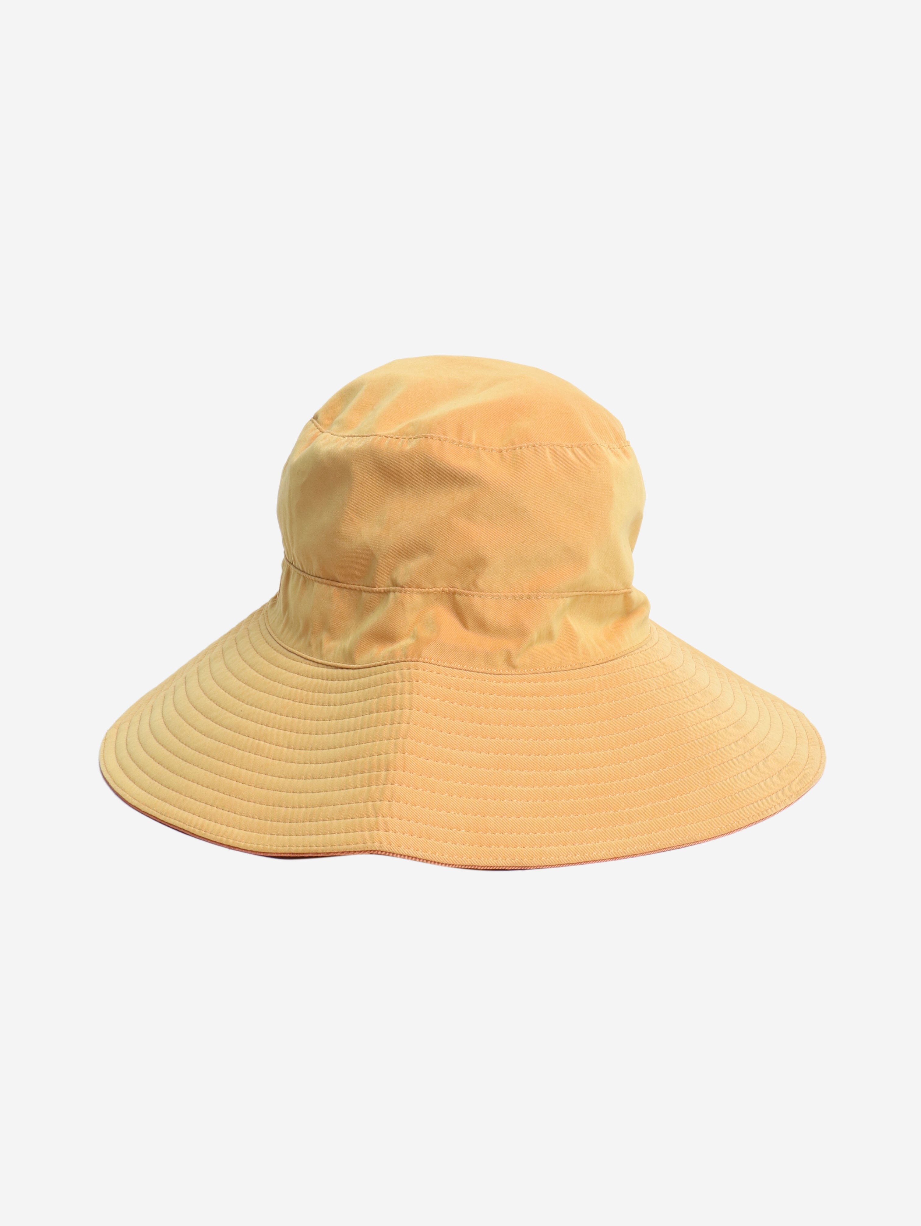 Orange nylon bucket hat Hats Hermes 