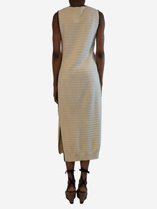 Varley Cream sleeveless knit dress - size XS
