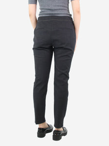 Brunello Cucinelli Dark grey pocket trousers - size UK 14