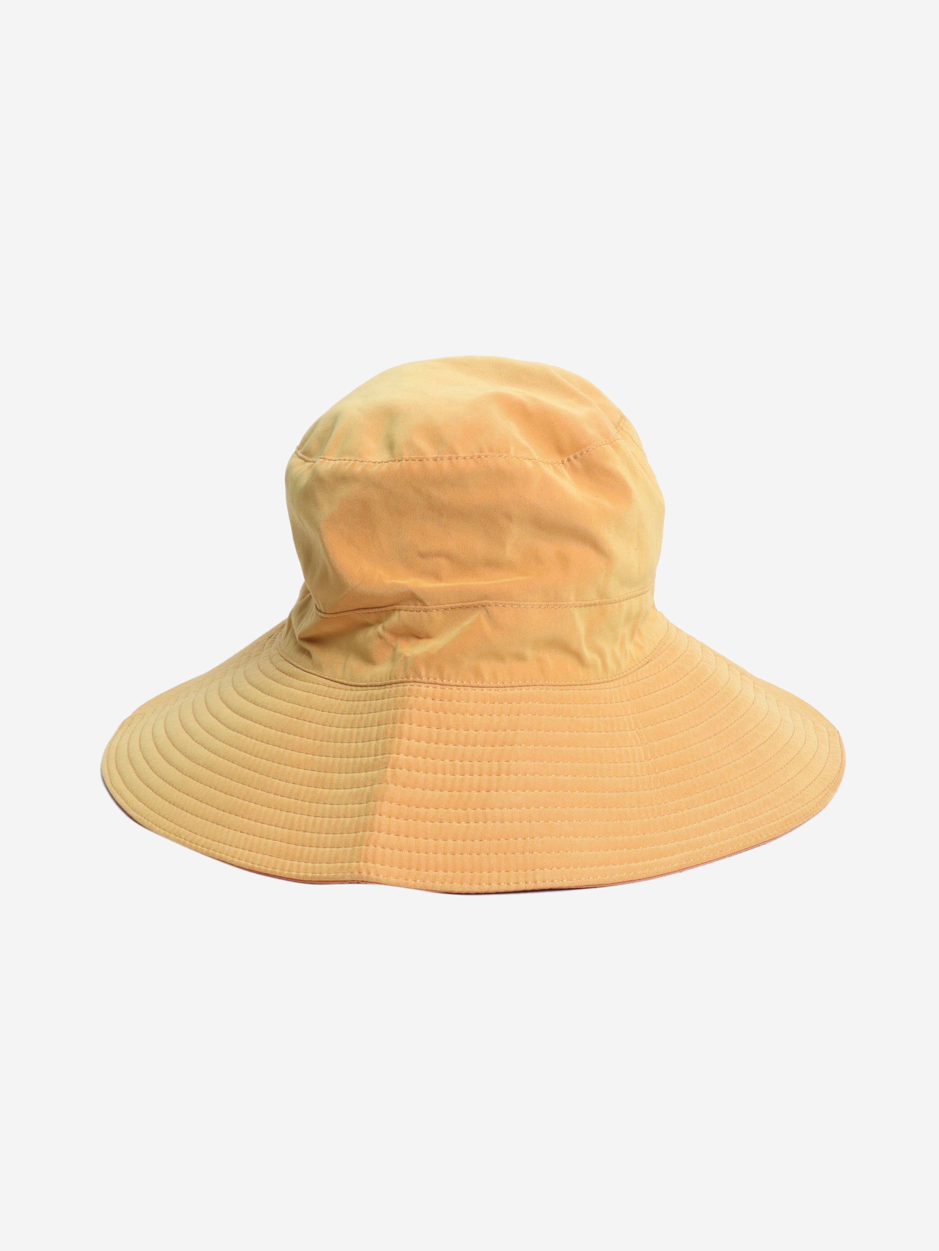 Orange nylon bucket hat Hats Hermes 