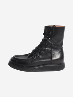 Black College lace-up boots - size EU 38 Boots Legres 