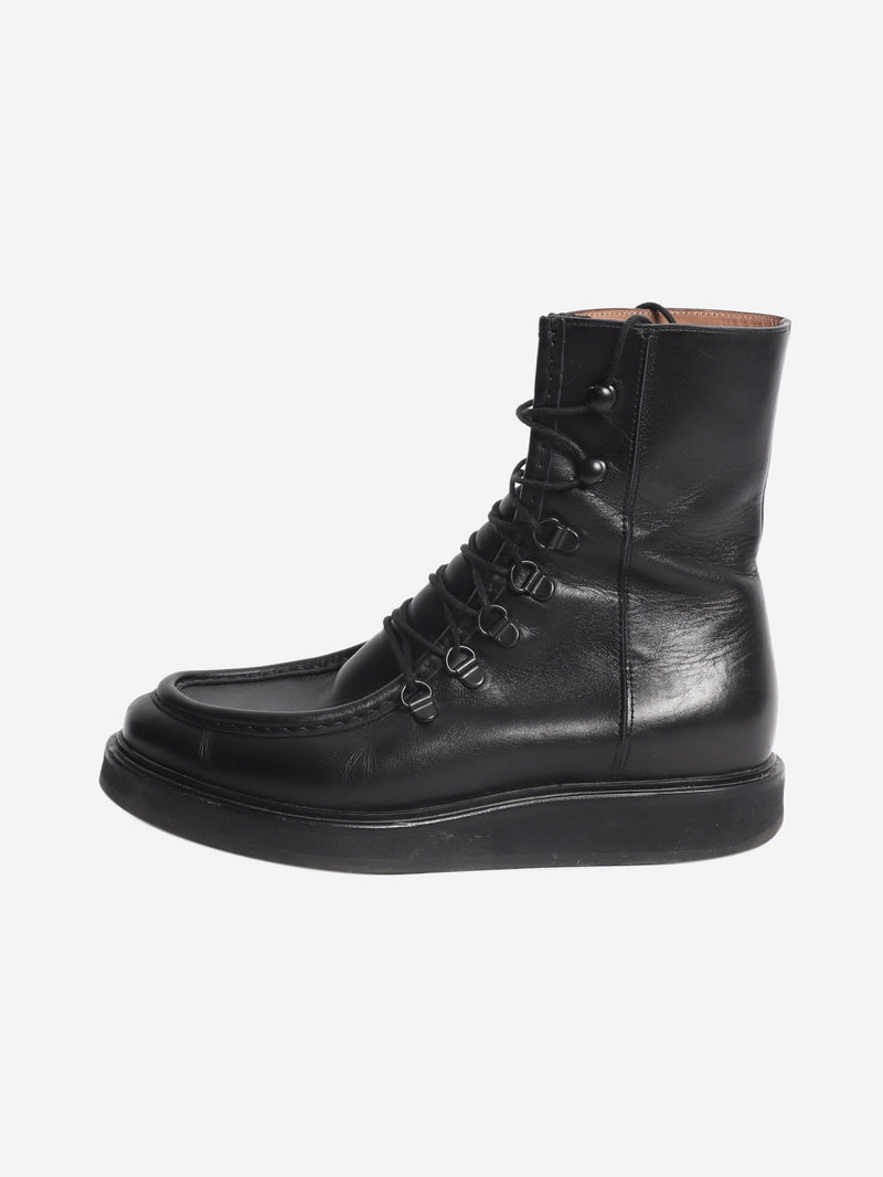 Black College lace-up boots - size EU 38 Boots Legres 