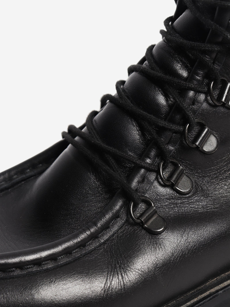 Black College lace-up boots - size EU 38 Boots Legres 