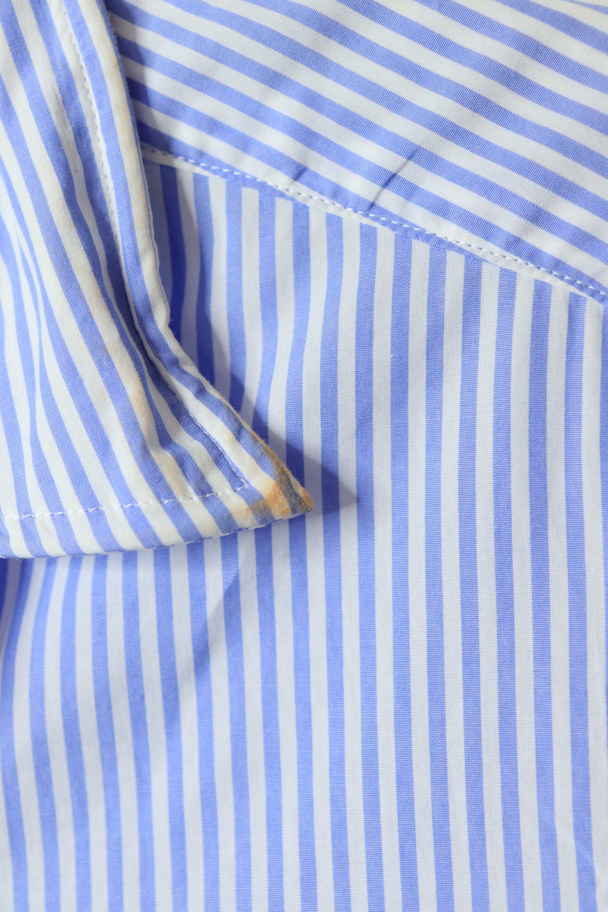 Blue and white striped shirt - size UK 8 Tops Muse 