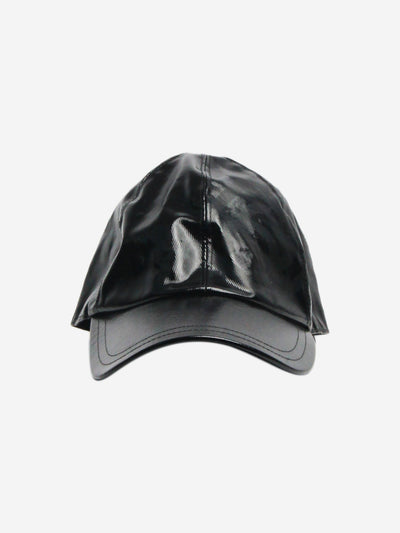 Chanel Black vinyl cap - size M Hats Chanel 