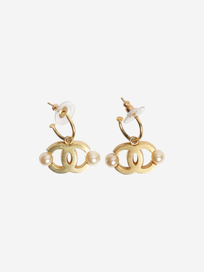 Gold Coco Mark 02A faux-pearl earrings Earrings Chanel 