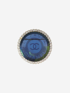 Chanel Multicoloured embellished brooch