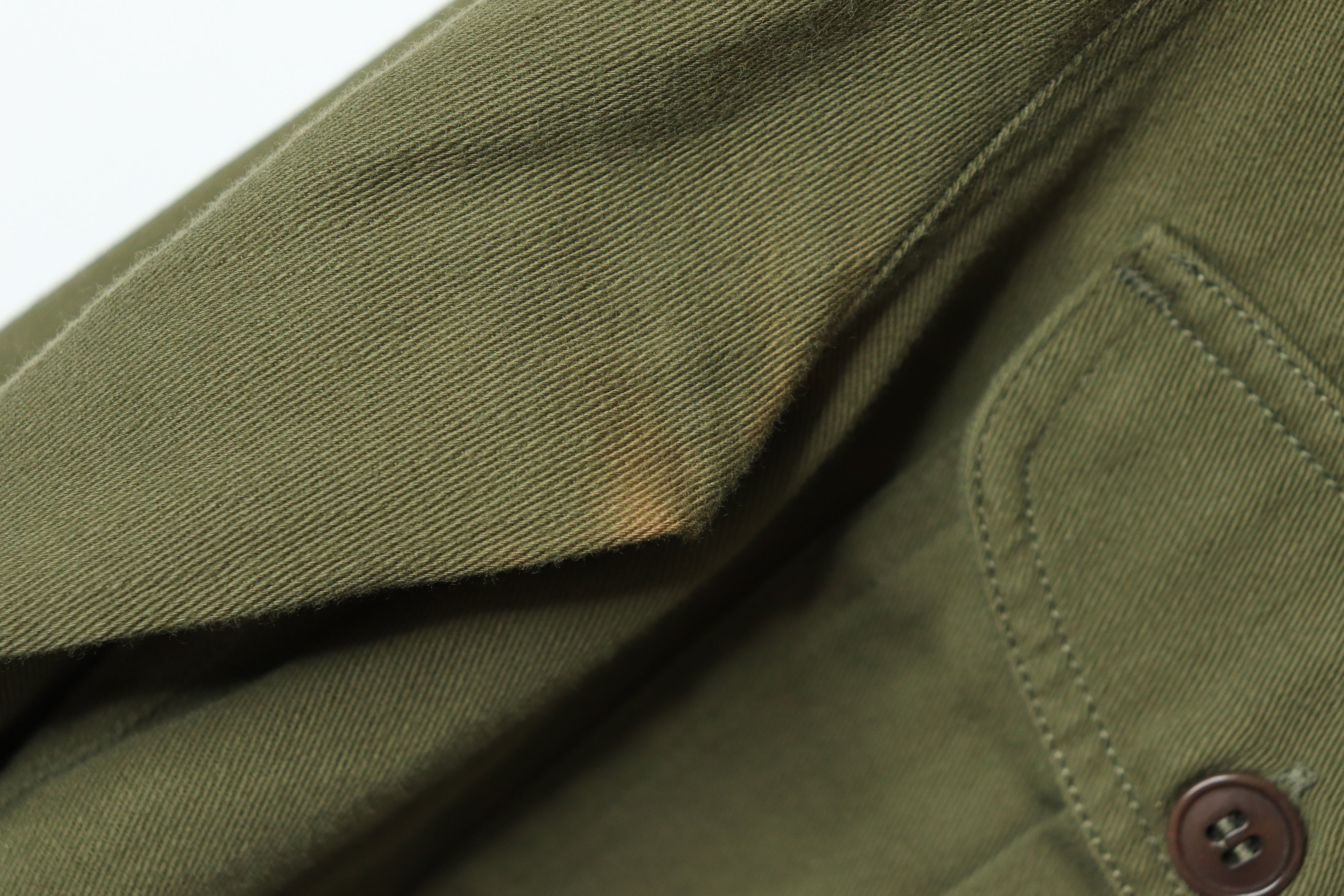 Green cotton shirt - size UK 8