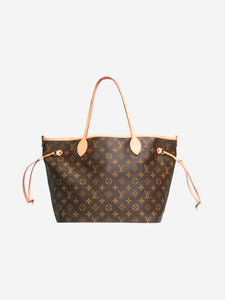 Louis Vuitton Brown Monogram Neverfull Bandoulière MM tote bag