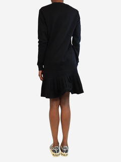 Black pleated jumper dress - size XS Dresses HBA 
