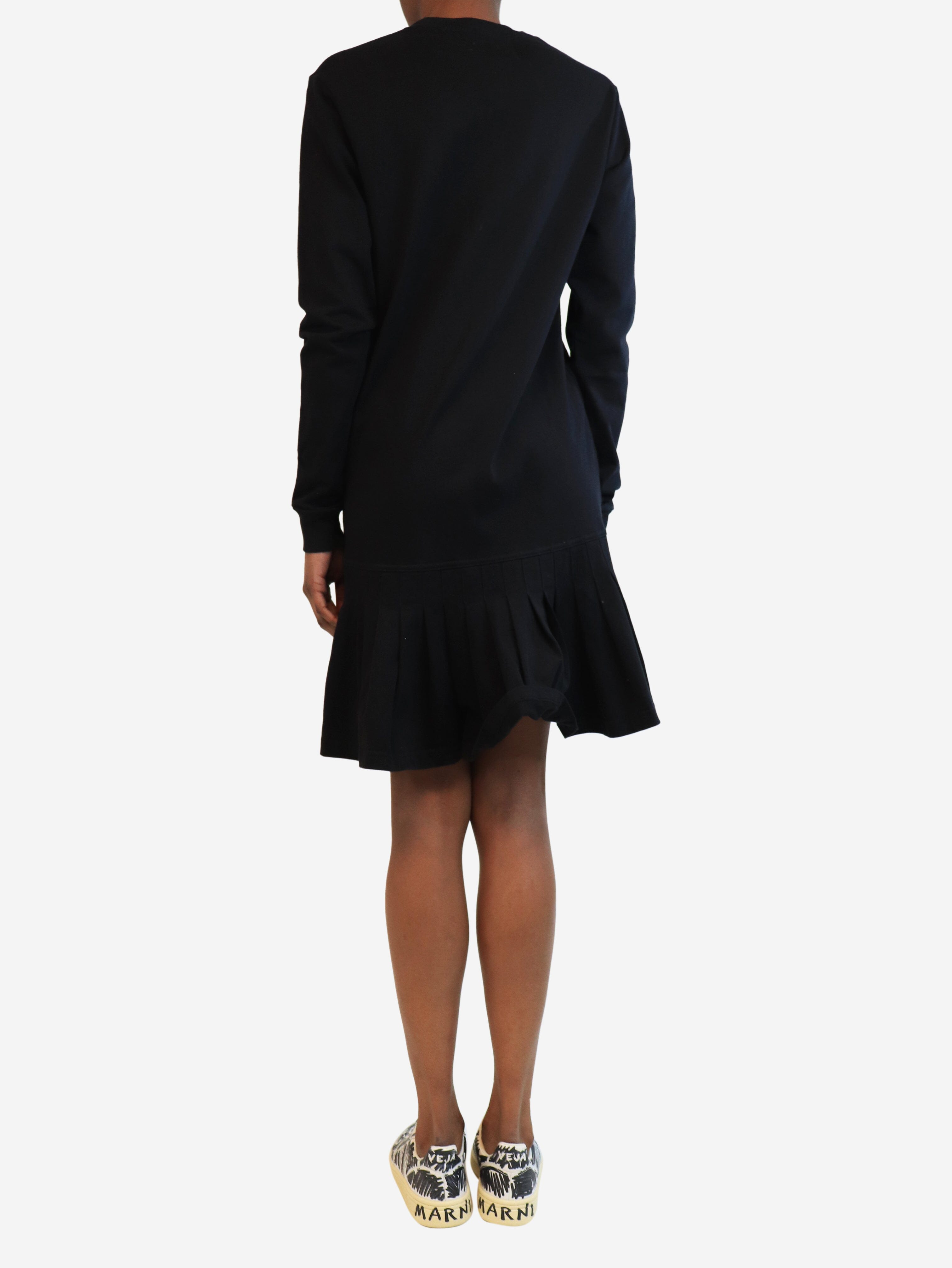 Black pleated jumper dress - size XS Dresses HBA 