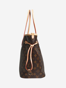 Louis Vuitton Brown Monogram Neverfull Bandoulière MM tote bag