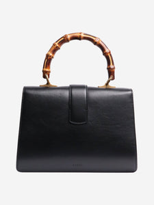 Gucci Black Dionysus bamboo top handle bag