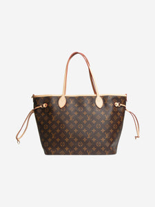 Louis Vuitton Brown Monogram Neverfull Bandoulière MM tote bag