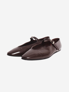 Brown Mary Jane ballet flats - size EU 40.5 Flat Shoes The Row 