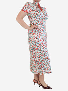 Cefinn Multi floral maxi dress - size UK 12