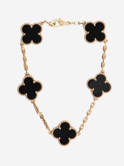 Black 5 motifs Alhambra bracelet Bracelets Van Cleef & Arpels 