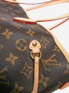 Louis Vuitton Brown Monogram Neverfull Bandoulière MM tote bag