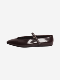 Brown Mary Jane ballet flats - size EU 40.5 Flat Shoes The Row 