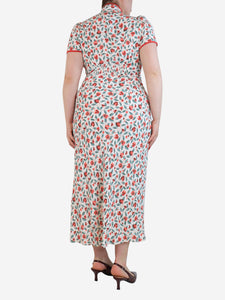 Cefinn Multi floral maxi dress - size UK 12