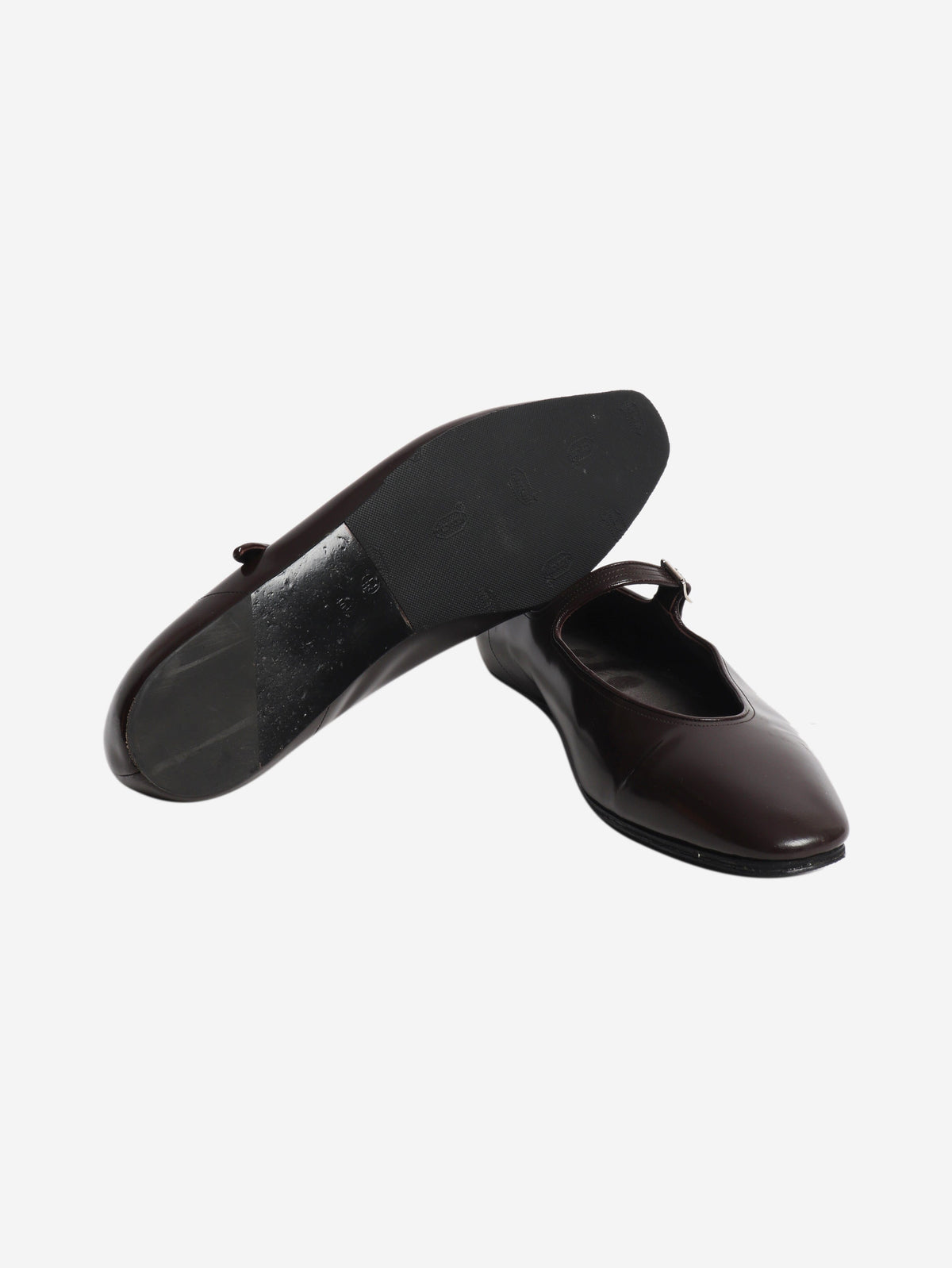 Brown Mary Jane ballet flats - size EU 40.5 Flat Shoes The Row 