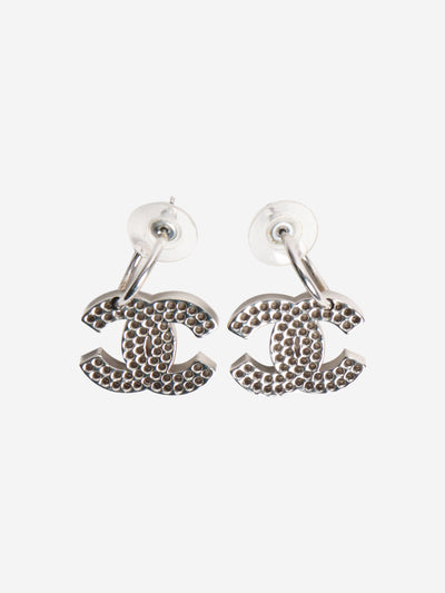 Silver Coco Mark 03P earrings Earrings Chanel 