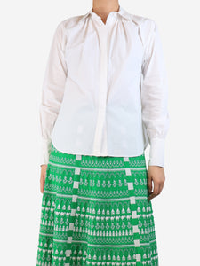 Joseph White cotton shirt with split- size UK 8