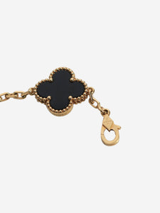 Van Cleef & Arpels Black 5 motifs Alhambra bracelet