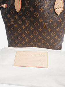 Louis Vuitton Brown Monogram Neverfull Bandoulière MM tote bag