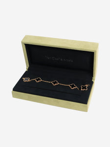 Van Cleef & Arpels Black 5 motifs Alhambra bracelet