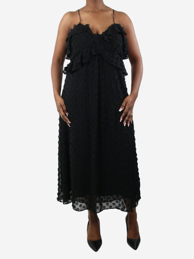 Black spaghetti-strap dress - Brand size 3 Dresses Zimmermann 