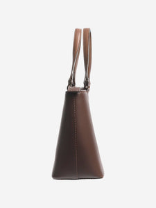 Burberry Brown mini leather top handle bag