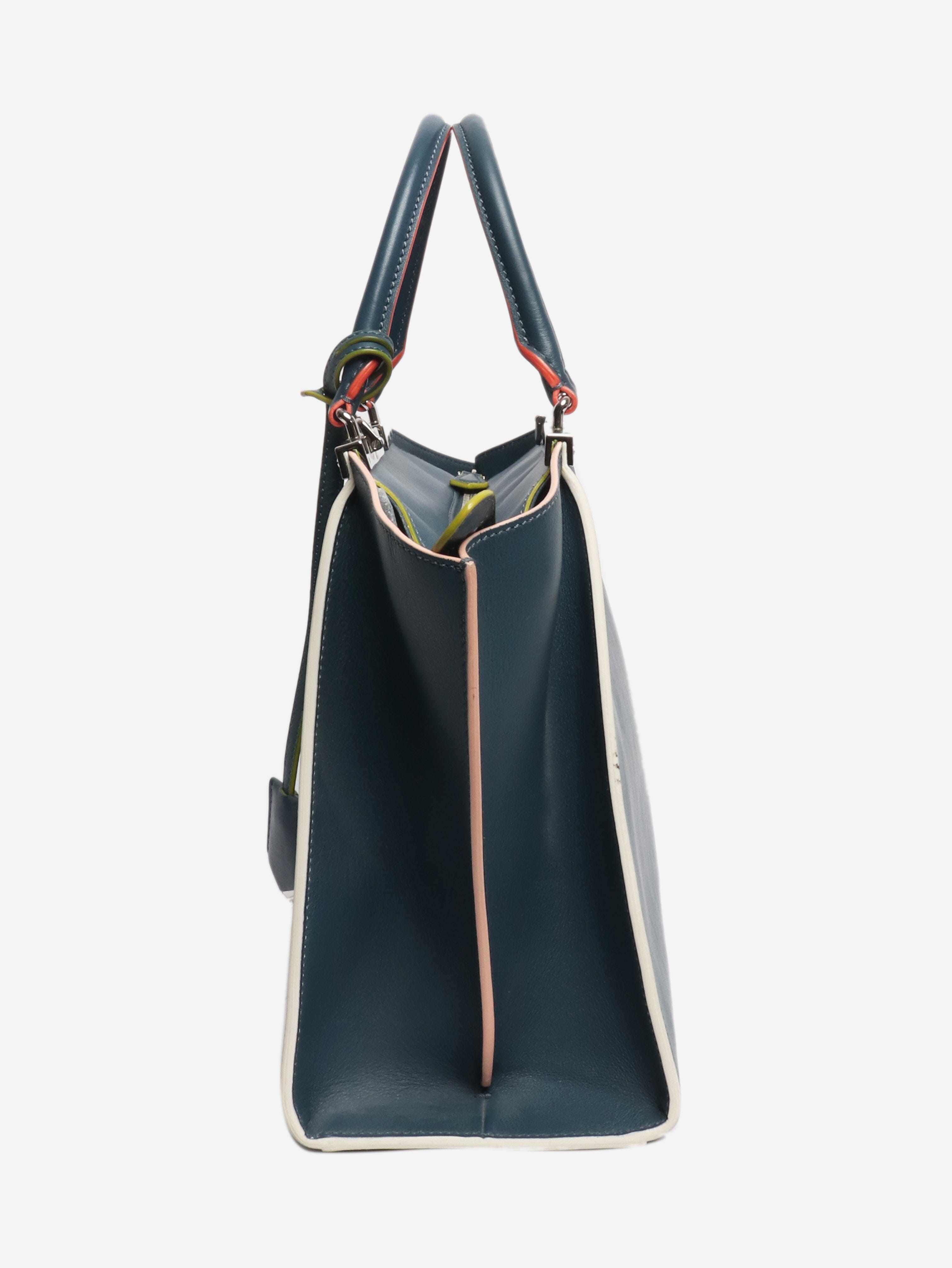 Blue 3Jours leather 2way bag Shoulder bags Fendi 