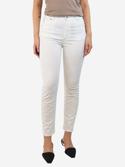 White slim-fit jeans - size UK 10 Trousers Gucci 
