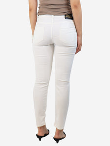 Gucci White slim-fit jeans - size UK 10