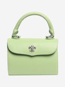 Chrome Hearts Light green Doc Adams top handle bag