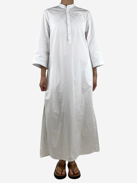 Matteau White midi shirt dress - size UK 6 product image