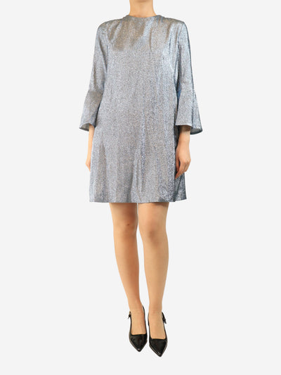Blue lurex dress - size UK 10 Dresses Stella McCartney 
