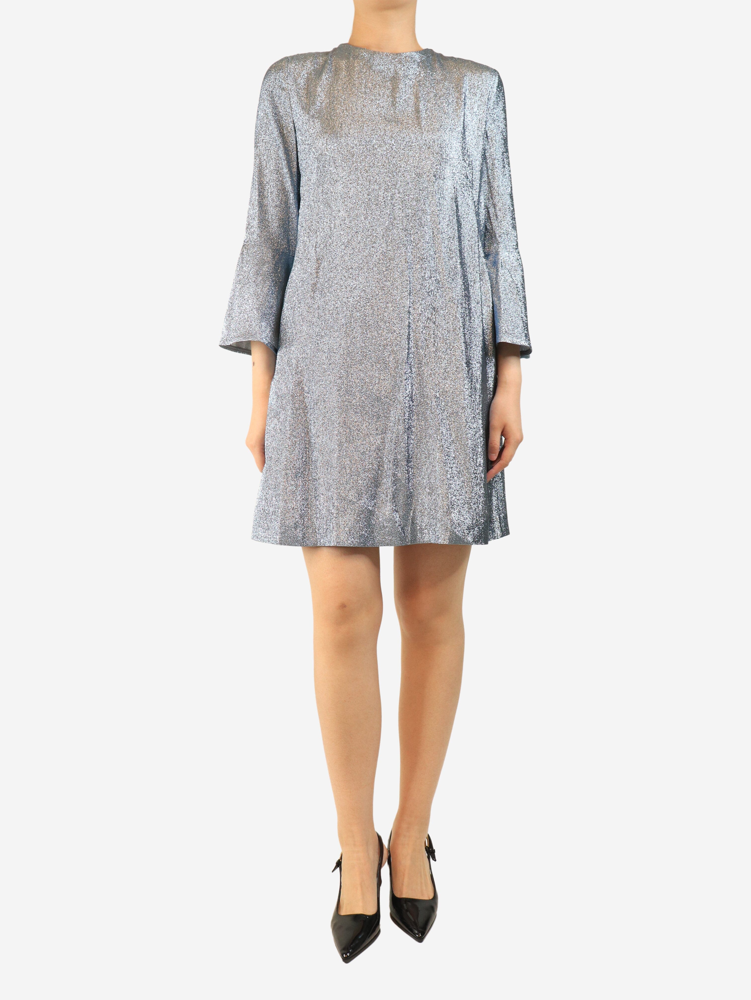 Blue lurex dress - size UK 10 Dresses Stella McCartney 