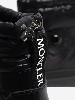 Black puffer snow boots - size EU 38 (UK 5) Boots Moncler 
