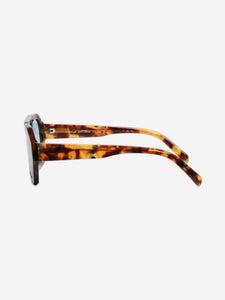 Vehla Brown River tortoise shell sunglasses