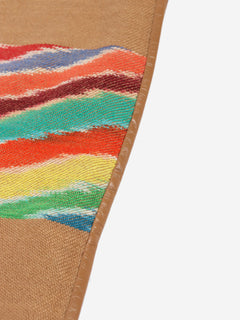 Brown fringed cashmere scarf Scarves Hermes 